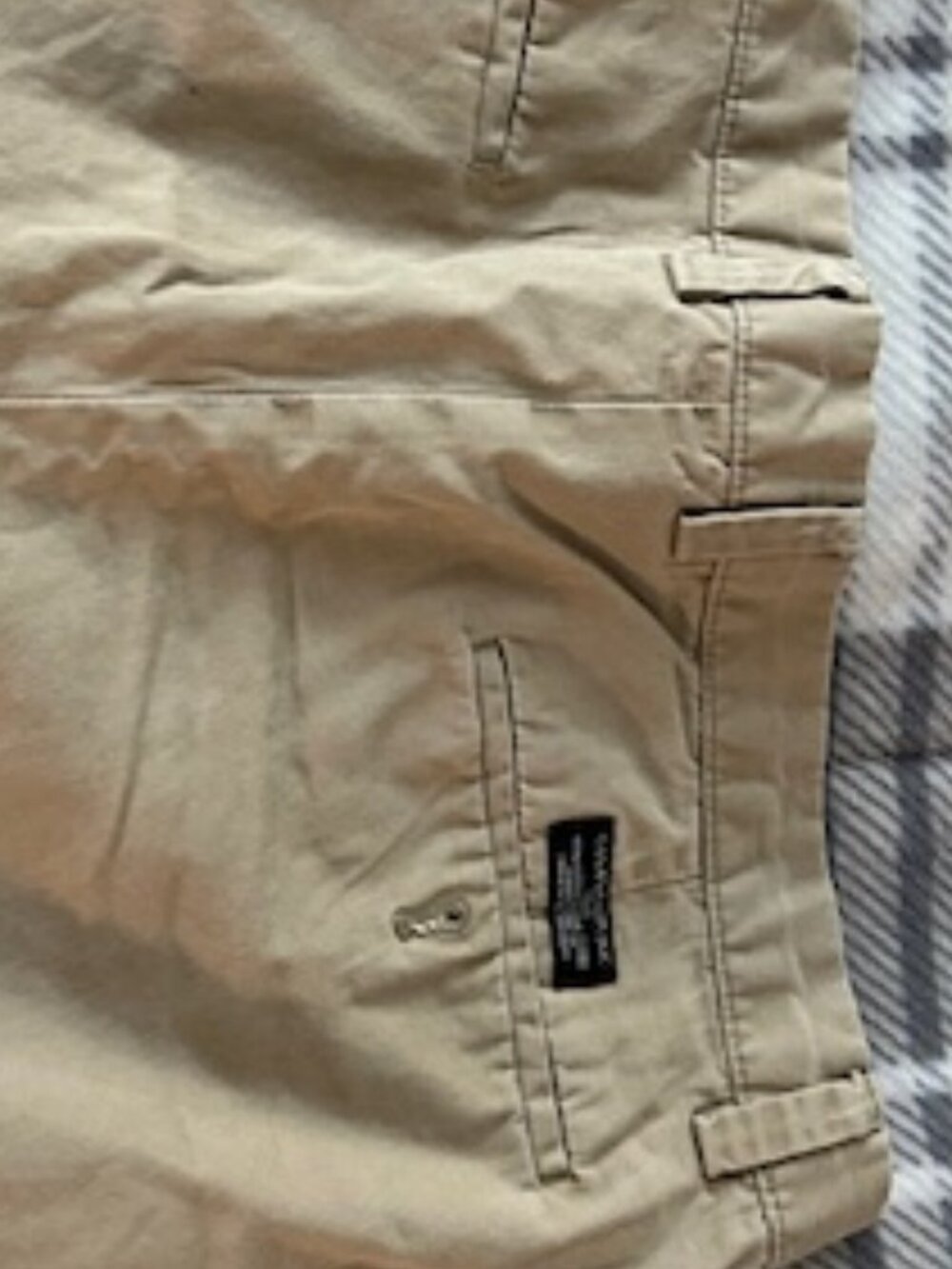 Men's khaki shorts